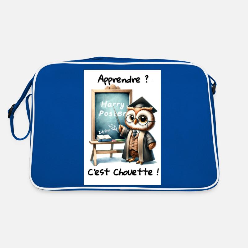 Owl Teacher - Learning is great! Retro Bag