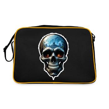 Skull Skull 05837 - Retro Bag - black/gold - Back