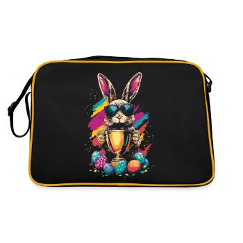 Lapin de Pâques Oeufs de Pâques Chasse aux oeufs Winner Cup - Sac Retro - noir/or - Dos