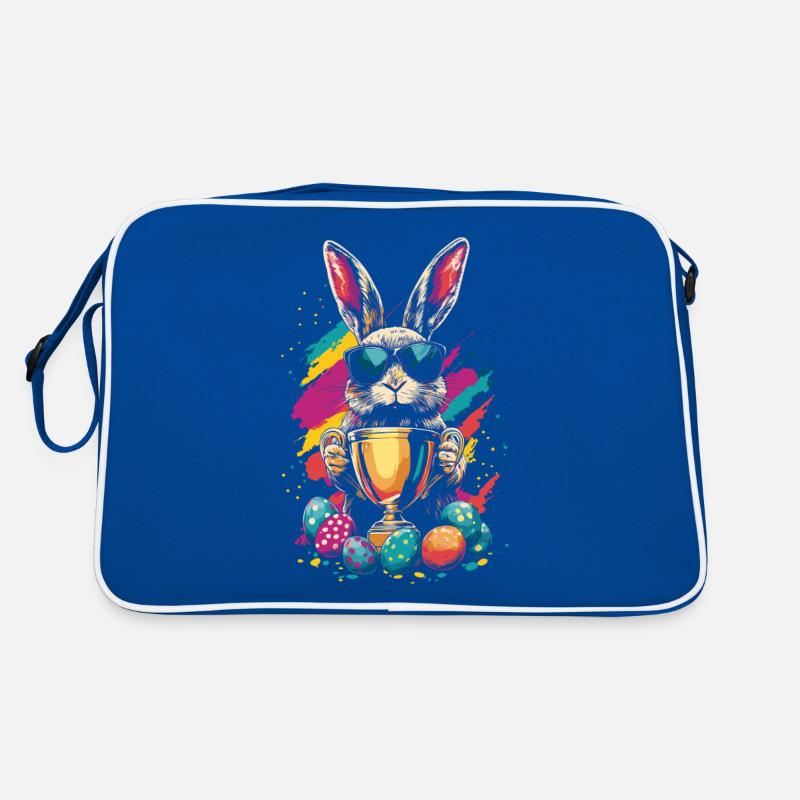 Easter Bunny Easter Eggs Egg Hunt Winner Cup Retro Bag