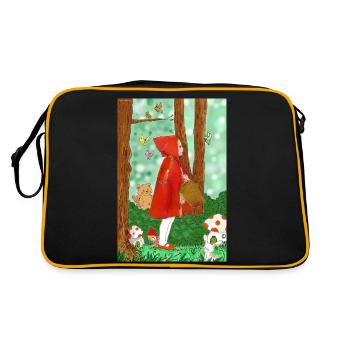 Enchanted Forest - Retro Bag - black/gold - Back