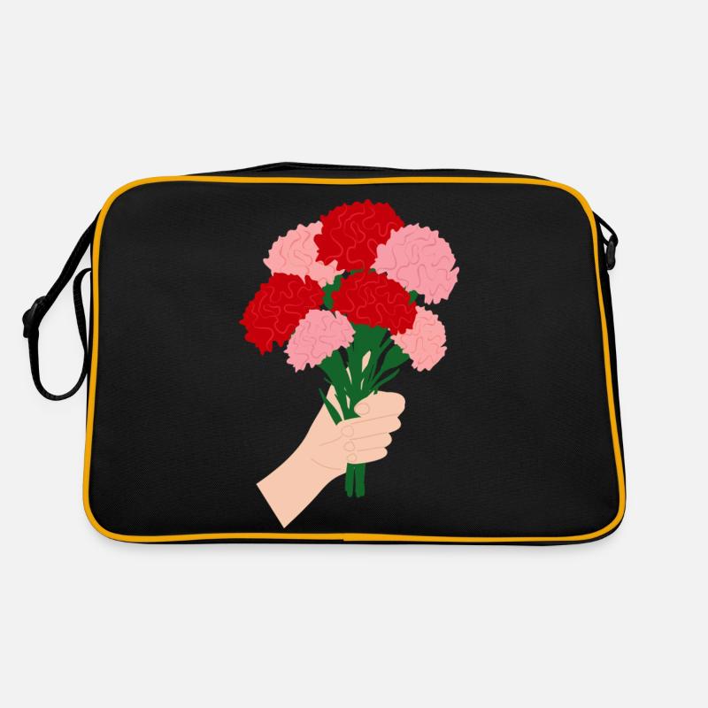 Pour vous- Fleur d’œillet rouge3 Sac Retro