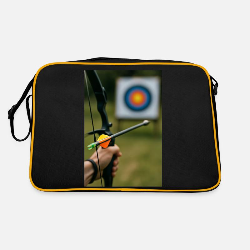 Bogenschießen Retro Tasche