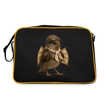 Moineau berblinger | Ulmer Spatzen - Sac Retro - noir/or - Dos