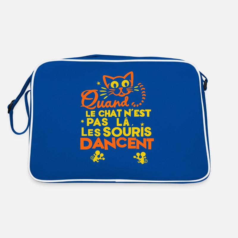 proverbe citation humour chat Sac Retro