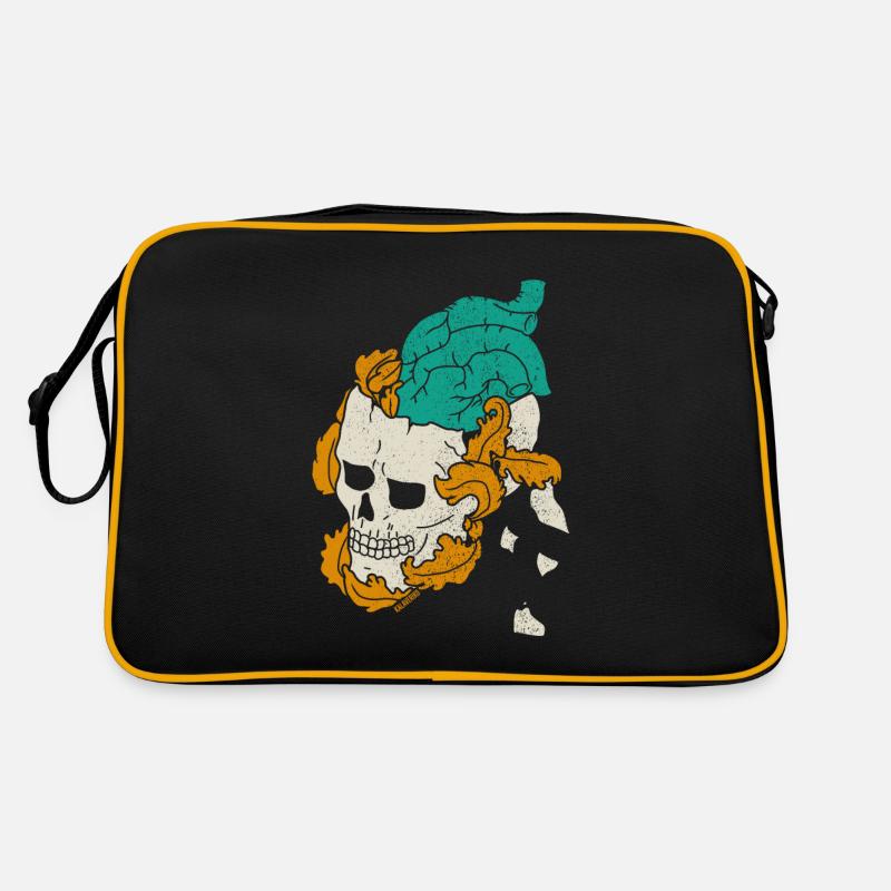 Heart skull Retro Bag