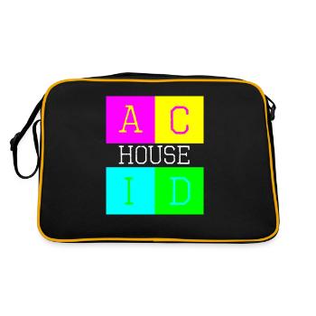 Acid house d - Sac Retro - noir/or - Dos
