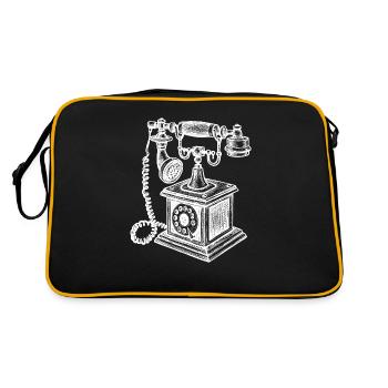 Phone Retro Vintage - Retro Bag - black/gold - Back