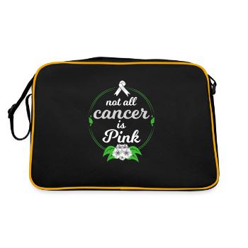 Lutte contre le cancer Sort Not All Cancer Is Pink - Sac Retro - noir/or - Dos