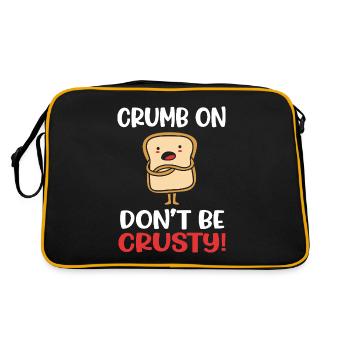 Garlic Bread - Retro Bag - black/gold - Back