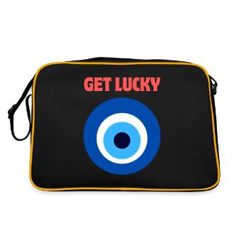 Get Lucky / Nazar Eyes - Sac Retro - noir/or - Dos