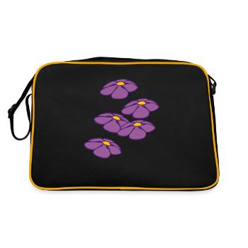 blumen - Retro Bag - black/gold - Back