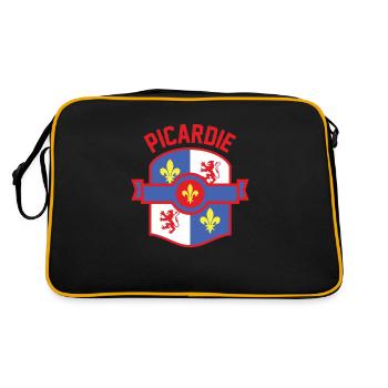 Picardie Blason - Sac Retro - noir/or - Dos