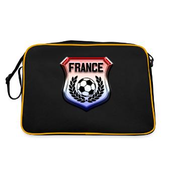 France football - Retro Bag - black/gold - Back
