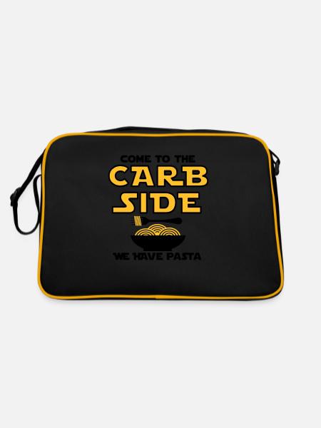 Diät - Retro Tasche - Schwarz/Gold - Hinten
