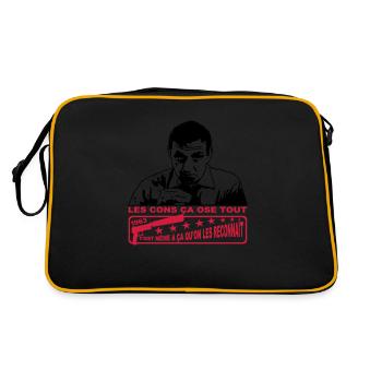 les cons ça ose tout 1963 lino ventura - Sac Retro - noir/or - Dos
