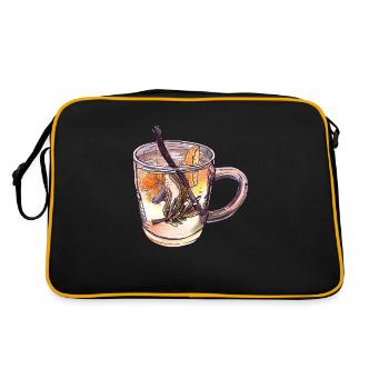 Aquascape Betta Tea Eistee - Retro Tasche - Schwarz/Gold - Hinten