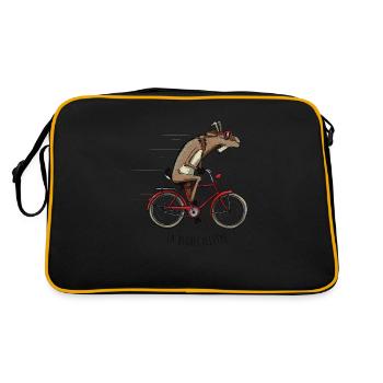 biquecyclette - Sac Retro - noir/or - Dos