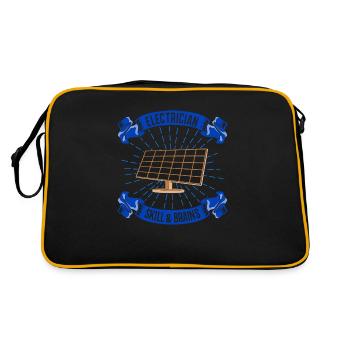 Circuits de tension d'artisan en disant ironique - Sac Retro - noir/or - Dos