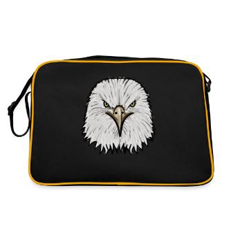 Eagle - Retro Bag - black/gold - Back