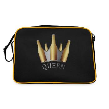 Queen - Retro Bag - black/gold - Back