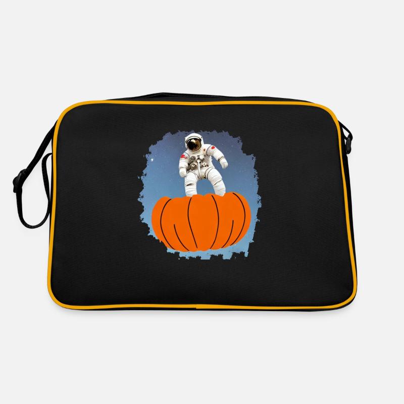 Astronaute monte Pumpkin Halloween Party Space Sac Retro