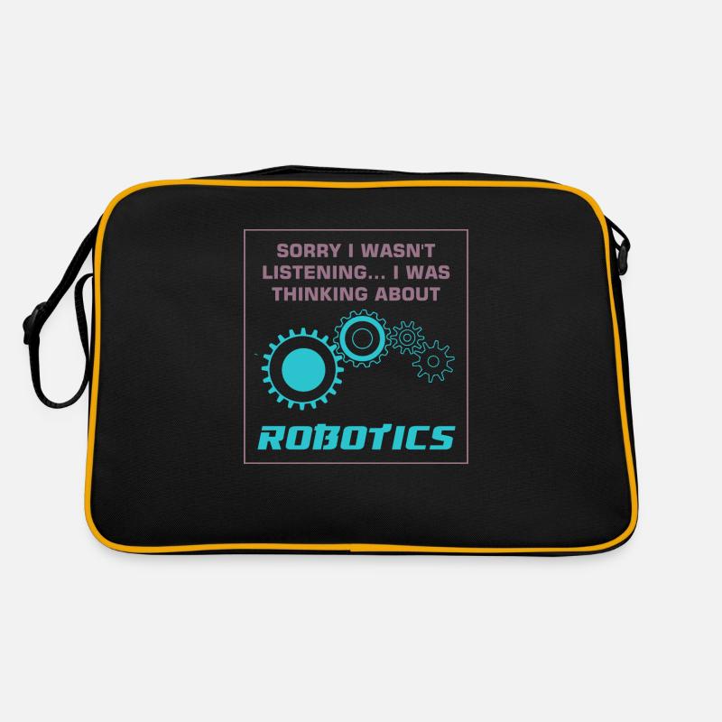 Thinking About Robots Mechanic Engineer Retro Bag