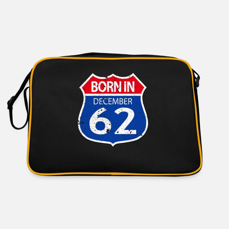 Born in December 62 Retro Bag