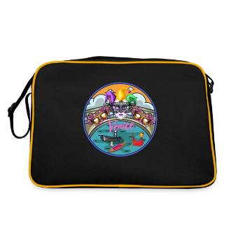 Venise, Italie - Sac Retro - noir/or - Dos
