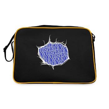 Badge Jackhammer Funny Sayings Plumber - Retro Bag - black/gold - Back