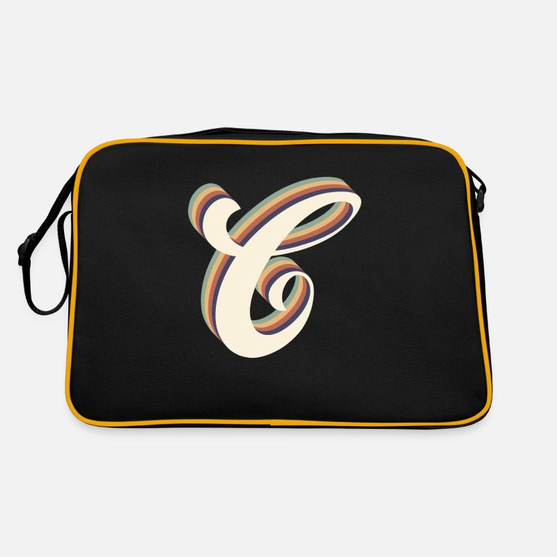 letter C Retro Bag
