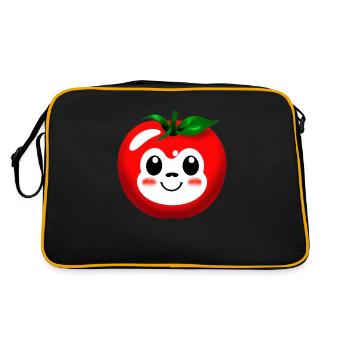 Tomato Comic Tomato Sweet Cartoon 1 - Retro Bag - black/gold - Back
