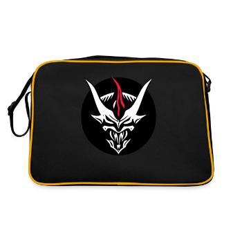 Demonic Monster (3rd horn customizable) - Retro Bag - black/gold - Back