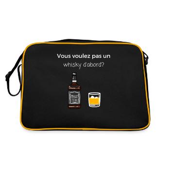 La cité de la peur - whisky - Sac Retro - noir/or - Dos