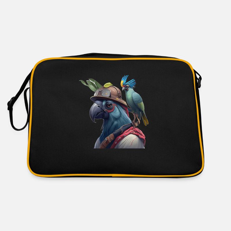 Parrot Head Gift Retro Bag