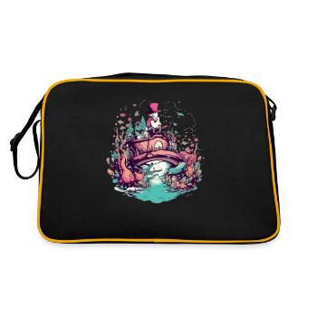 The river and the prior - Retro Bag - black/gold - Back