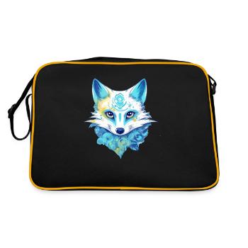 The Blue Fox - Retro Bag - black/gold - Back