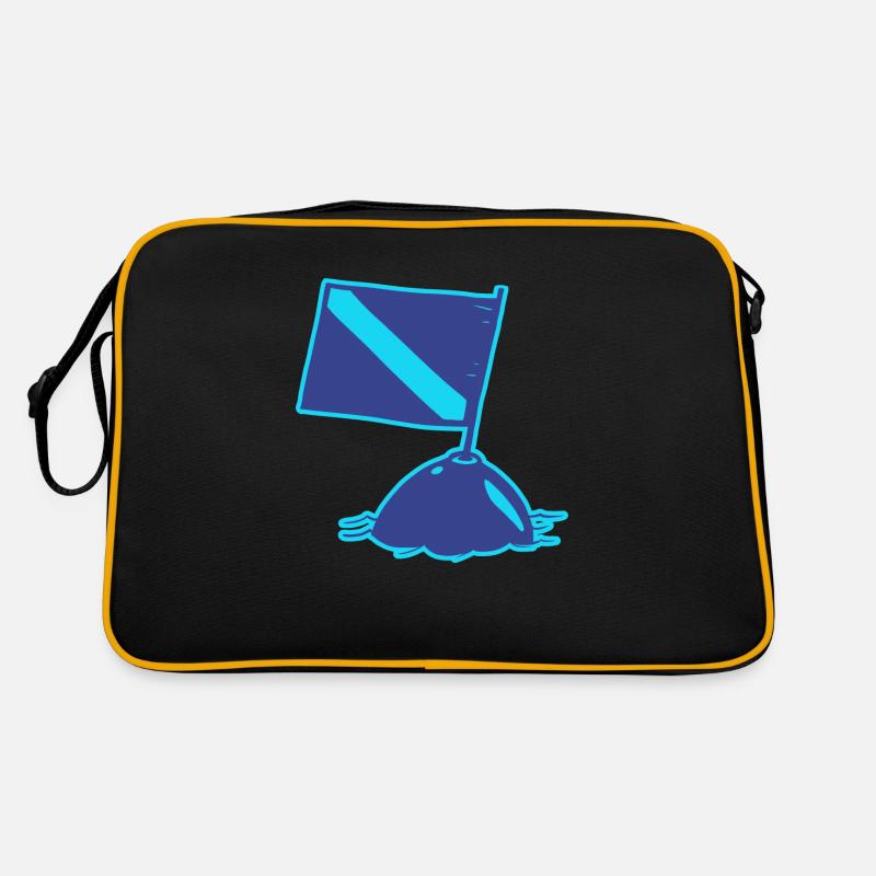Le Drapeau de Plongée Sac Retro