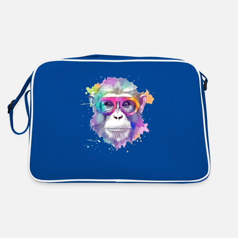 Koki the chimpanzee Retro Bag