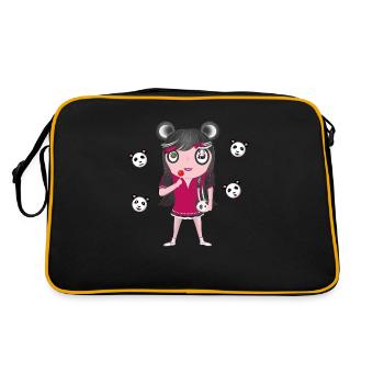 Chepi - Retro Bag - black/gold - Back