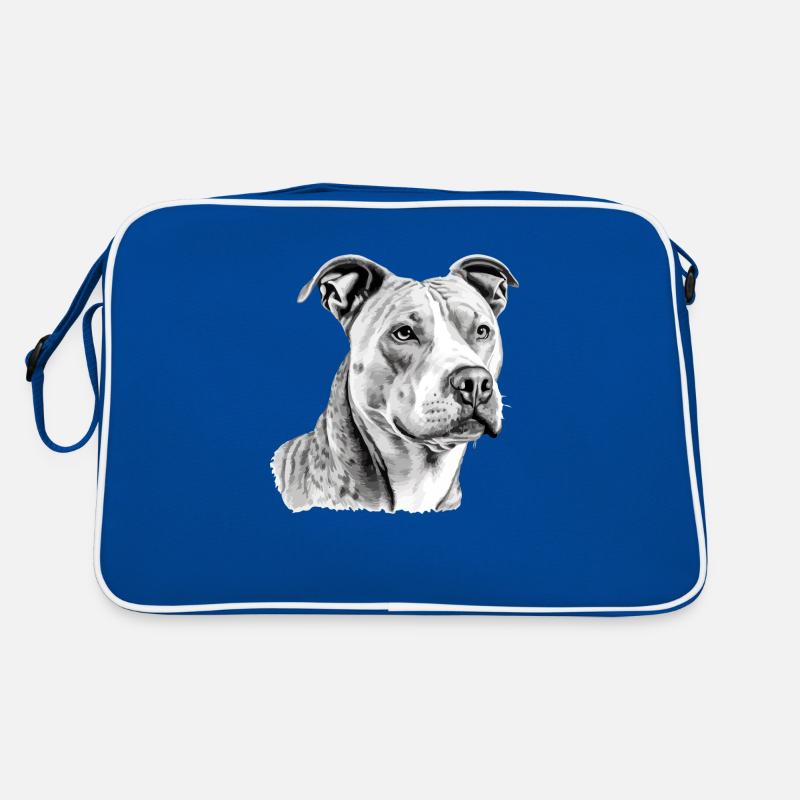 Jack der Pitbull Retro Tasche