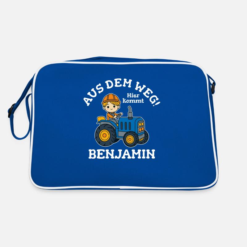Benjamin Vorname Traktor Retro Tasche