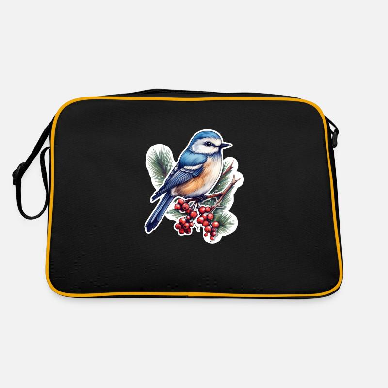 Woodpecker, Nuthatch Retro Bag