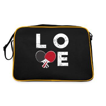 Ping-pong amour - Sac Retro - noir/or - Dos