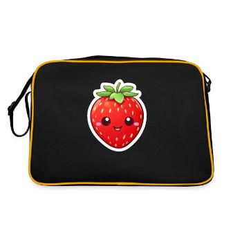 Fraise Sweet Kawaii - Sac Retro - noir/or - Dos