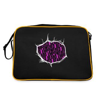 Entretien de la barbe Tendances de la pilosité faciale anniversaire - Sac Retro - noir/or - Dos