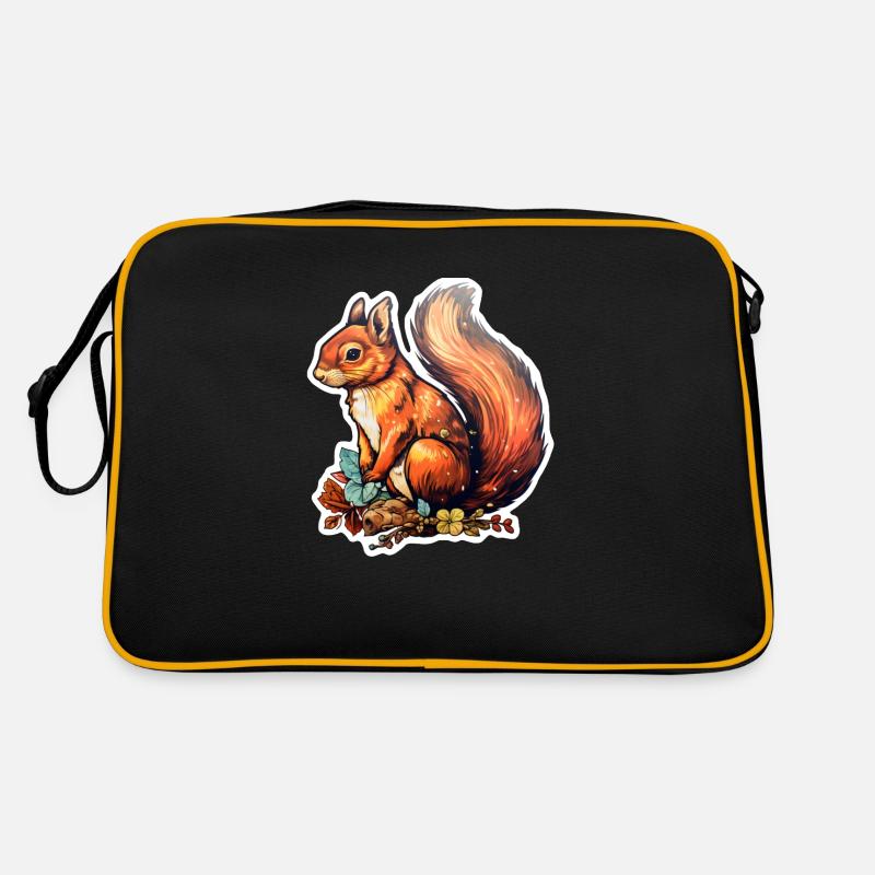 Écureuil mignon Sac Retro