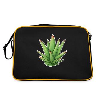 Plante d’Aloe Vera - Sac Retro - noir/or - Dos
