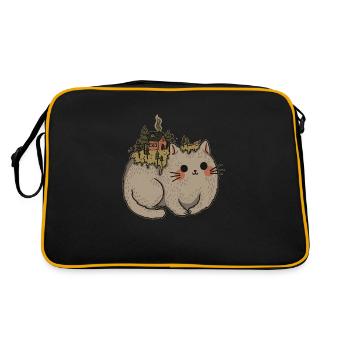 Montagne Mossy Cat - Sac Retro - noir/or - Dos