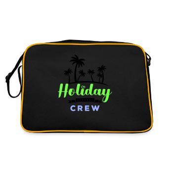 Holiday Crew - Retro Bag - black/gold - Back